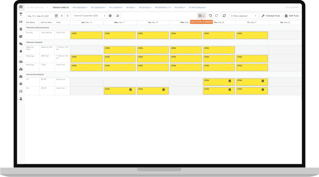 Self scheduling for shift swapping