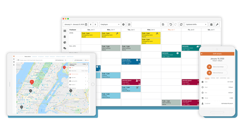 Celayix Employee Scheduling and Workforce Management software for employee attendance tracking