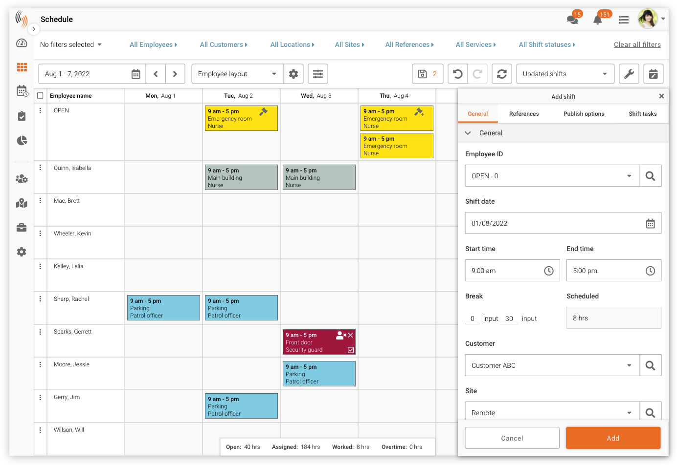 Celayix employee scheduling platform