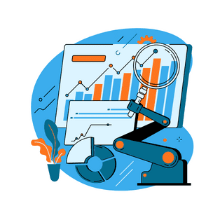 automated machine analyzing statistical data