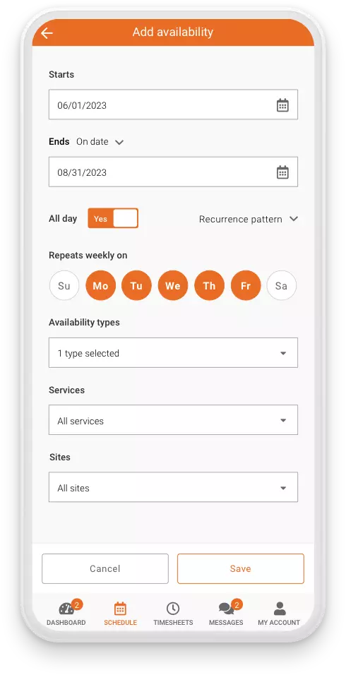 predictive scheduling in Oregon requires employers to allow employees have input in the schedule