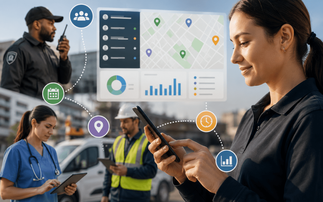 Mobile workforce management software