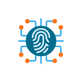 animated biometric thumbprint