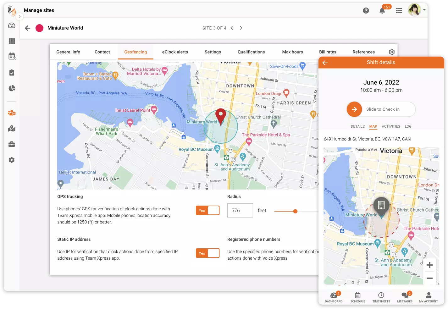 Celayix Check in and Check out